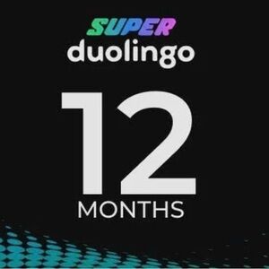 Super Duolingo 12-Month Subscription